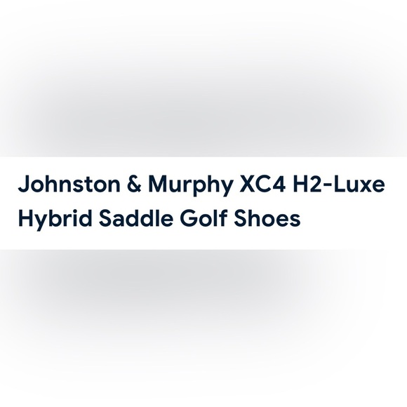 Johnston & Murphy Golf XC4 H2-Luxe Hybrid Saddle Black Men’s Shoes Size-8 EUC - Picture 12 of 14